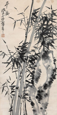 蒲华 1888年作 平安