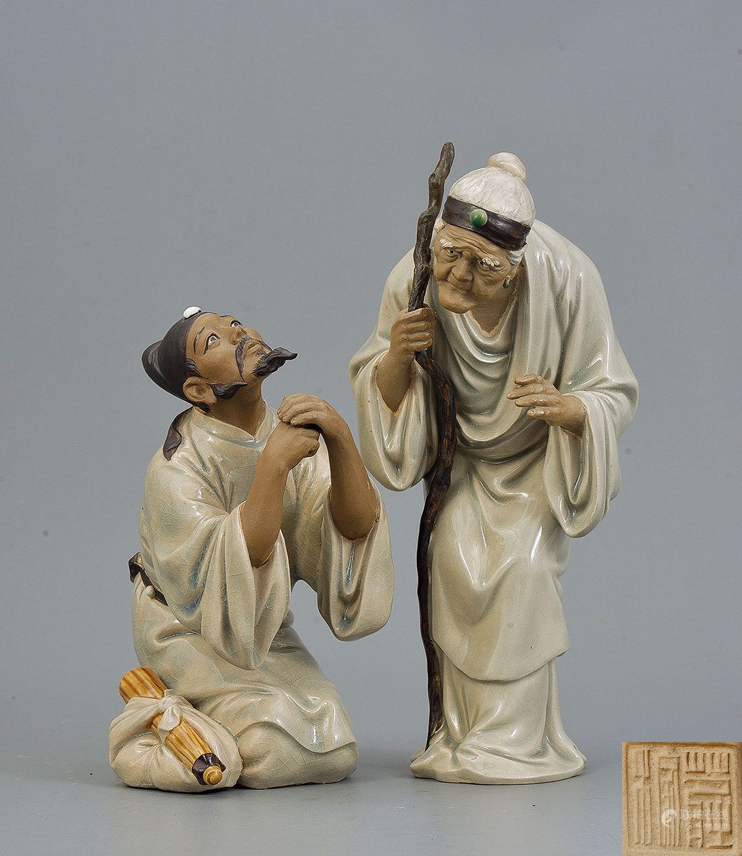 窯彩棄官尋母 "莊稼"款