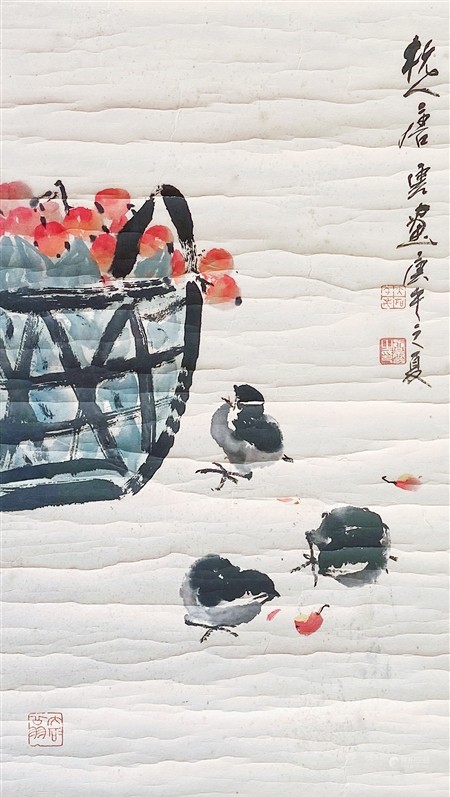 唐云 红果雏鸡