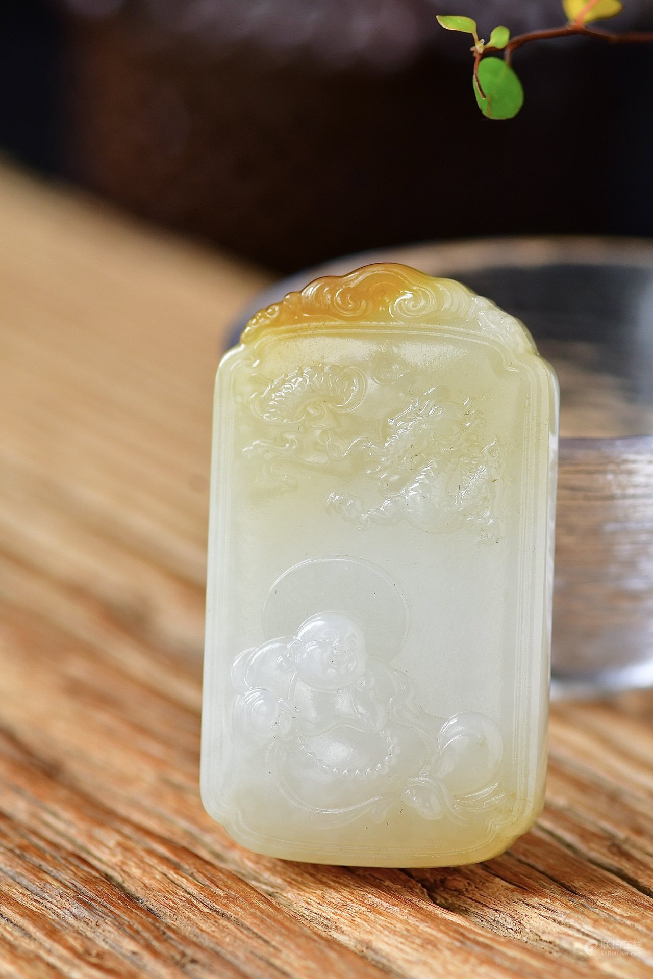 弥勒佛新疆和田玉且末料挂件