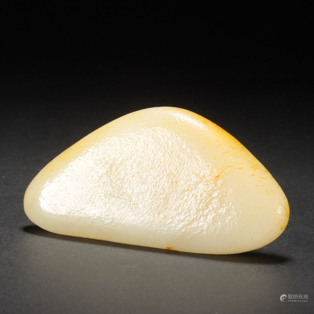旧藏精品和田玉原石把玩件
