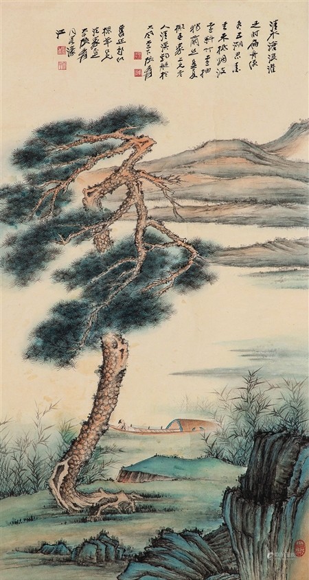张大千 山水