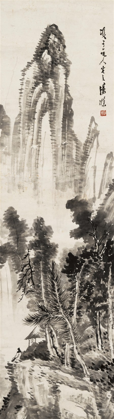 湯滌  山水