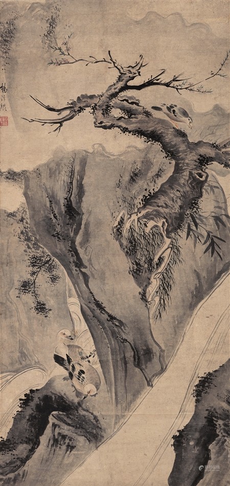 杨治卿（明） 幽禽临泉
