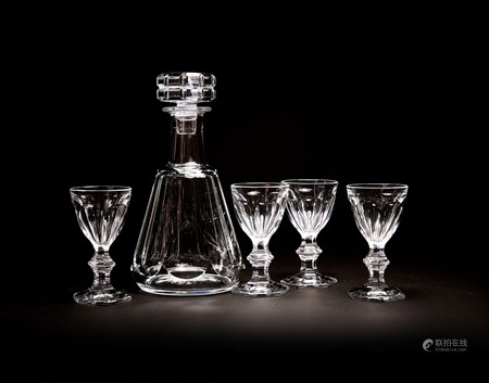Baccarat哈酷HARCOURT系列水晶酒具一套